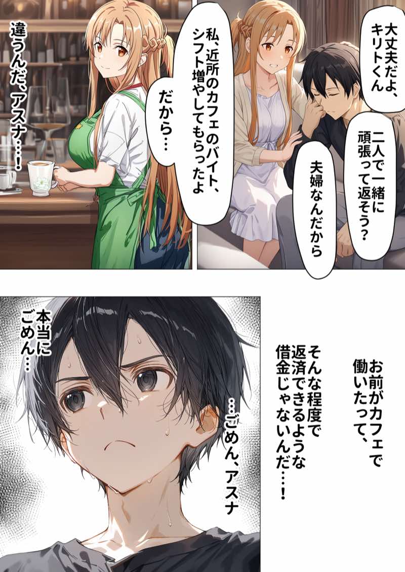 【総集編】SA●アスナ 寝取られ堕ちるヒロイン【1〜5巻】＋新規1 試し読み5