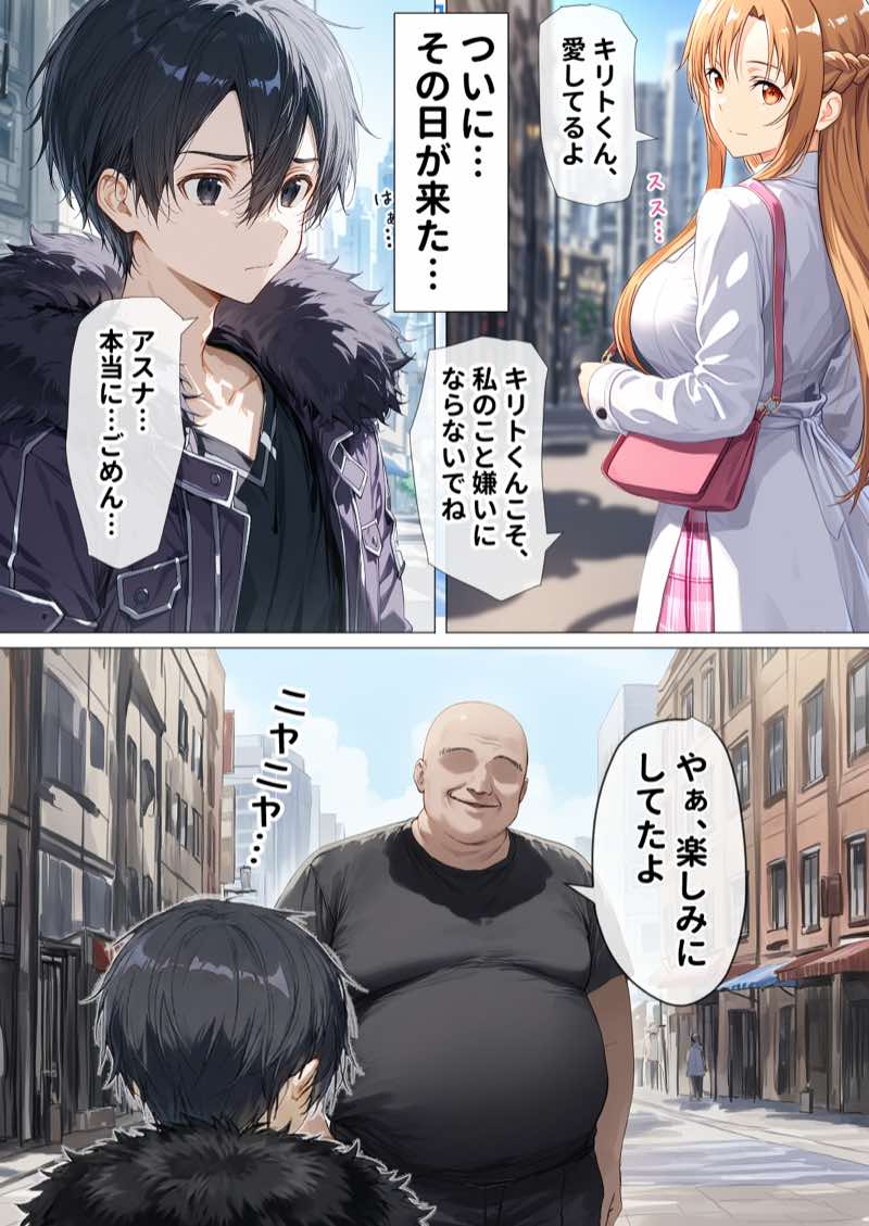 【総集編】SA●アスナ 寝取られ堕ちるヒロイン【1〜5巻】＋新規1 試し読み8