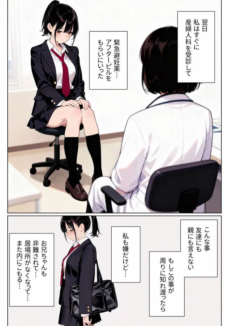 完璧だった兄が彼女にフラれて崩壊、妹への中出し依存セックスがもう止まらない 試し読み65