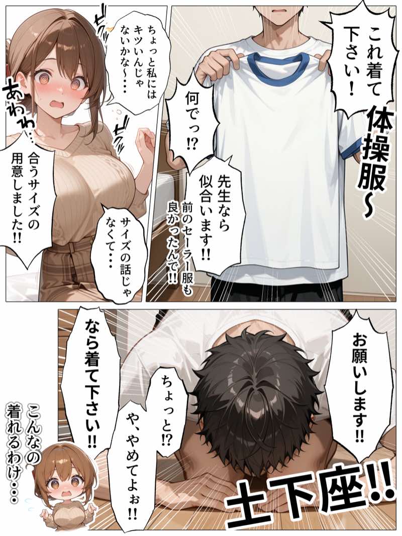 【続編:JKコス教師2】ラブドール頼んだら、JKコス教師が来た 試し読み57