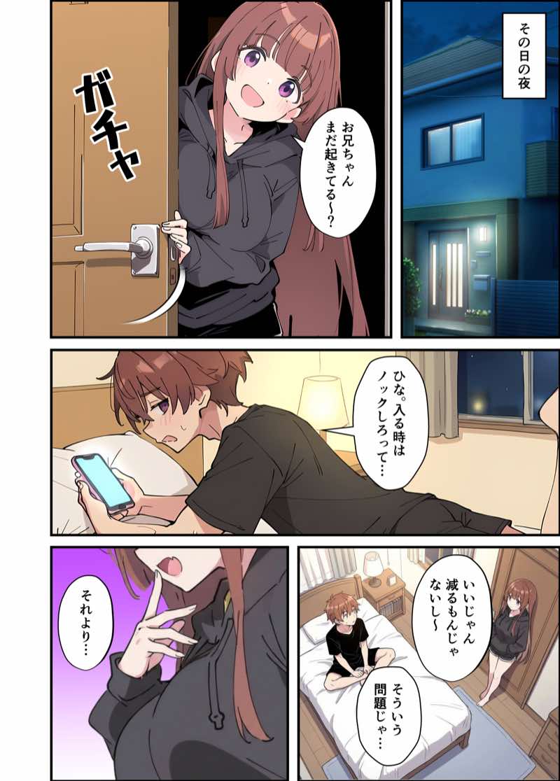 小悪魔義妹の誘惑に耐えてポリネシアンセックスする話 試し読み6