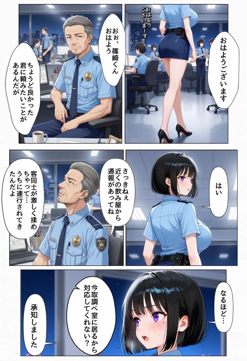 強気な裏アカ警察官を潮だくセックスでわからせたので再教育して完堕ちさせる話 試し読み18