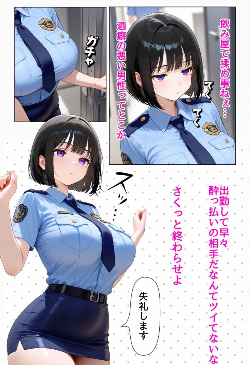 強気な裏アカ警察官を潮だくセックスでわからせたので再教育して完堕ちさせる話 試し読み19