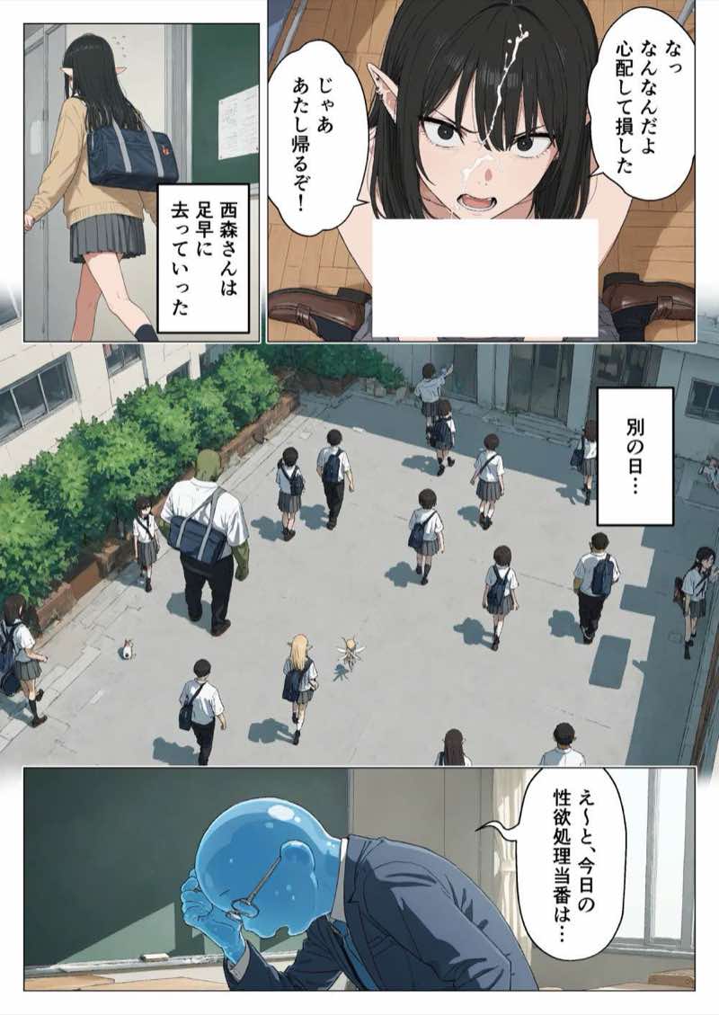 僕の性欲処理係に、黒髪ギャルエルフが任命された話 試し読み81