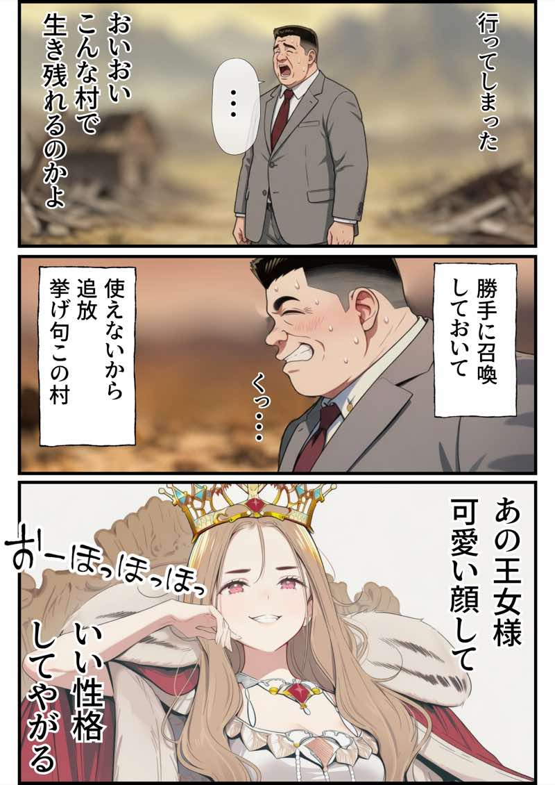 【異世界召喚】追放された種付けおじさん、辺境でハーレム悪徳領主になる 試し読み24