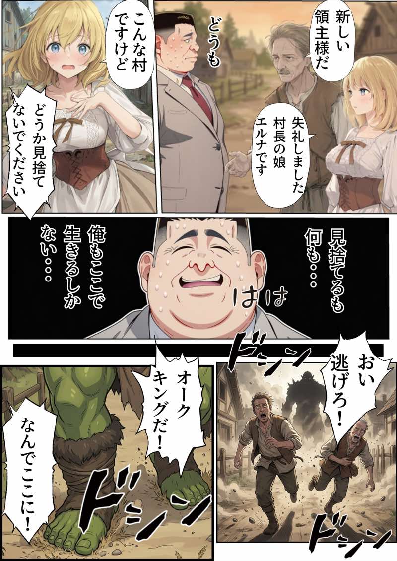 【異世界召喚】追放された種付けおじさん、辺境でハーレム悪徳領主になる 試し読み28