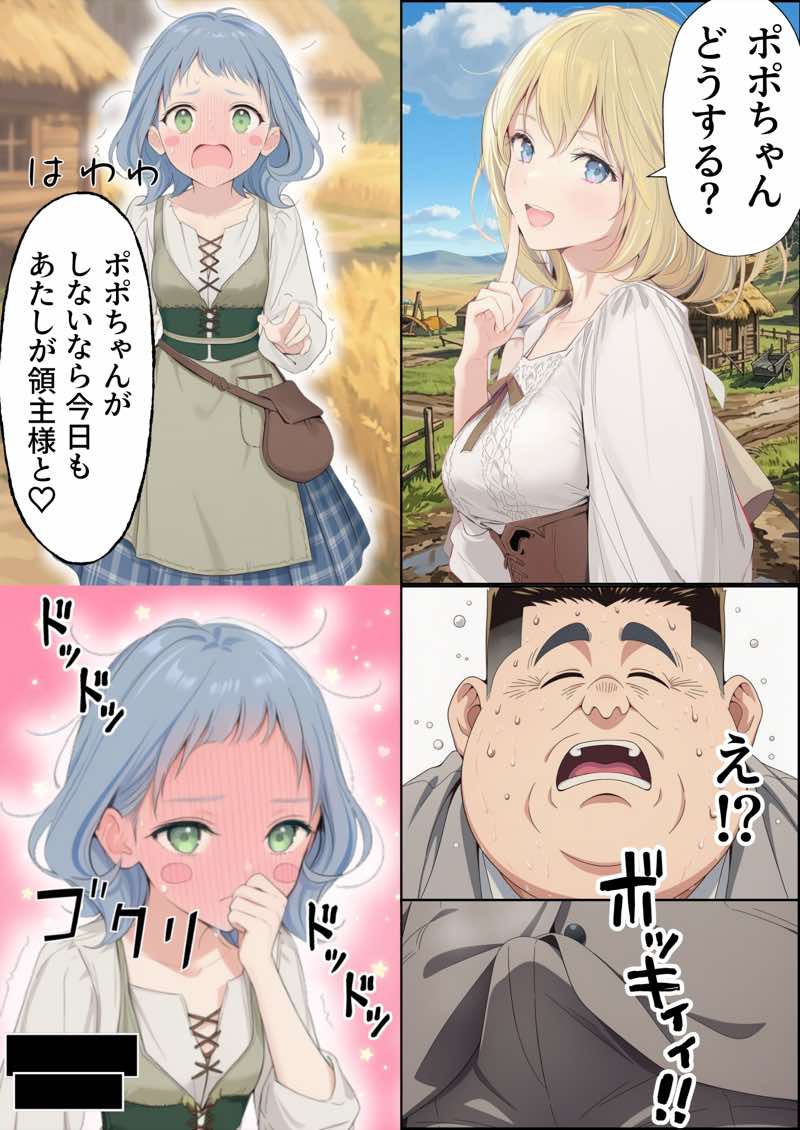 【異世界召喚】追放された種付けおじさん、辺境でハーレム悪徳領主になる 試し読み84