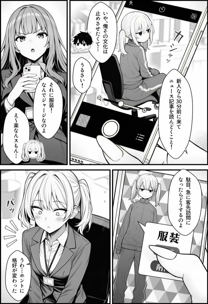 やる気のないZ世代後輩を着替&催●アプリでこらしめる話 試し読み9