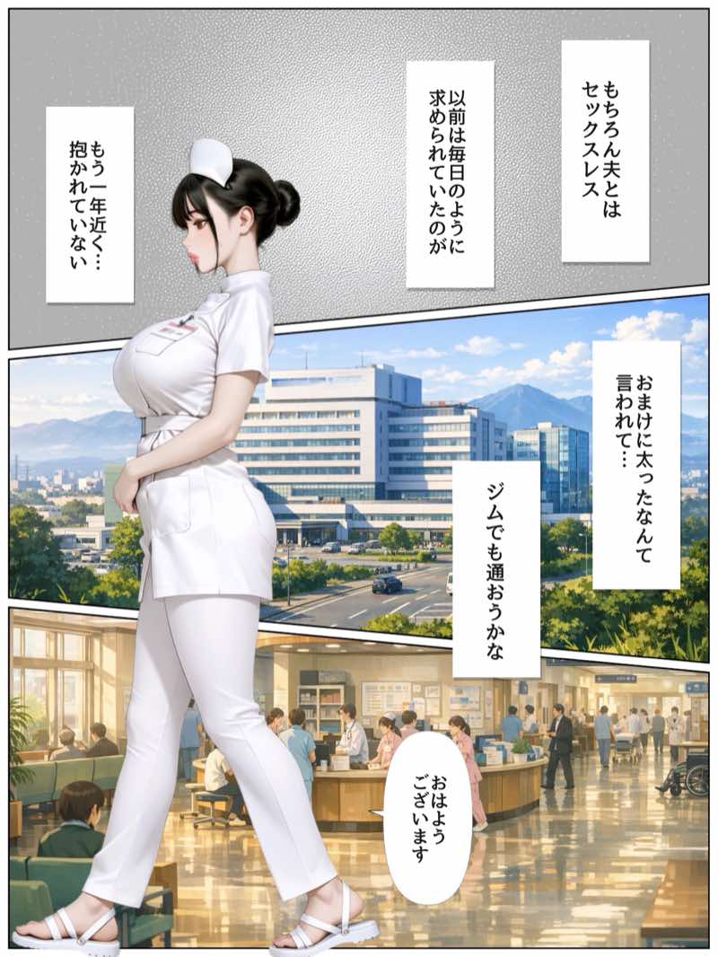 清楚系おっとり肉厚ナースに性処理させてたらちんぽ依存症になって貪ってきた話  性処理病棟 試し読み7