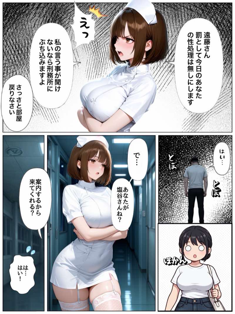 清楚系おっとり肉厚ナースに性処理させてたらちんぽ依存症になって貪ってきた話  性処理病棟 試し読み21