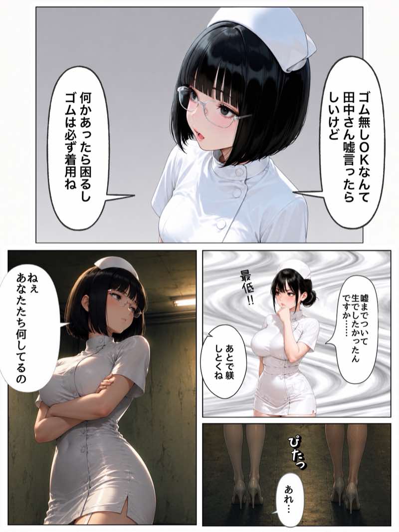 清楚系おっとり肉厚ナースに性処理させてたらちんぽ依存症になって貪ってきた話  性処理病棟 試し読み42