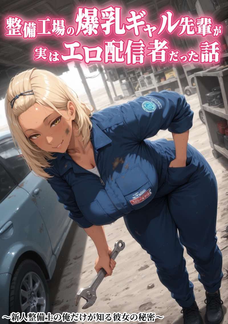 整備工場の爆乳ギャル先輩が実はエロ配信者だった話  〜新人整備士の俺だけが知る彼女の秘密〜 試し読み4