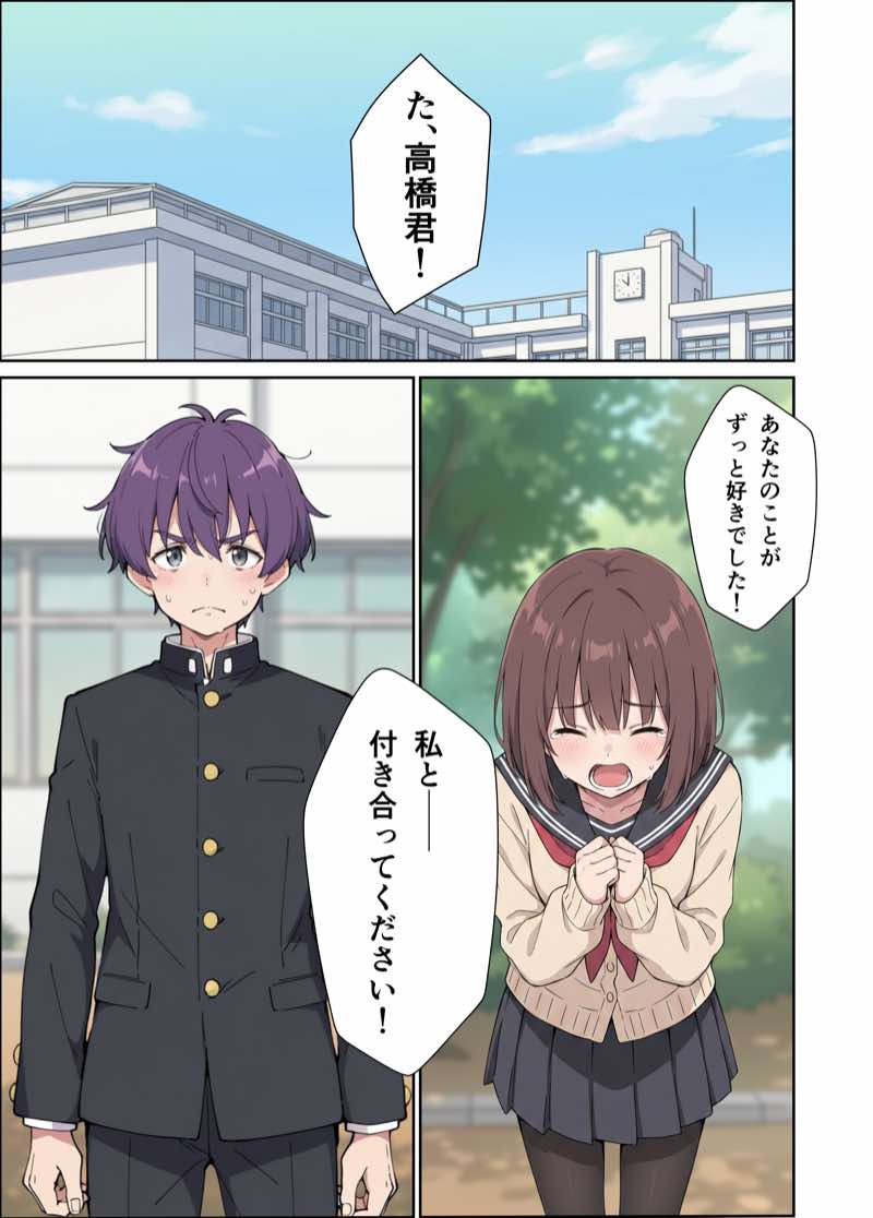 引きこもりのジト目巨乳妹に「学校行く代わりに毎日セックスして」と言われたので汗だく交尾しまくる話 試し読み1