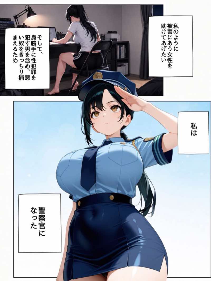 男嫌いな新卒警官を監×してマゾメス化させた結果 試し読み8