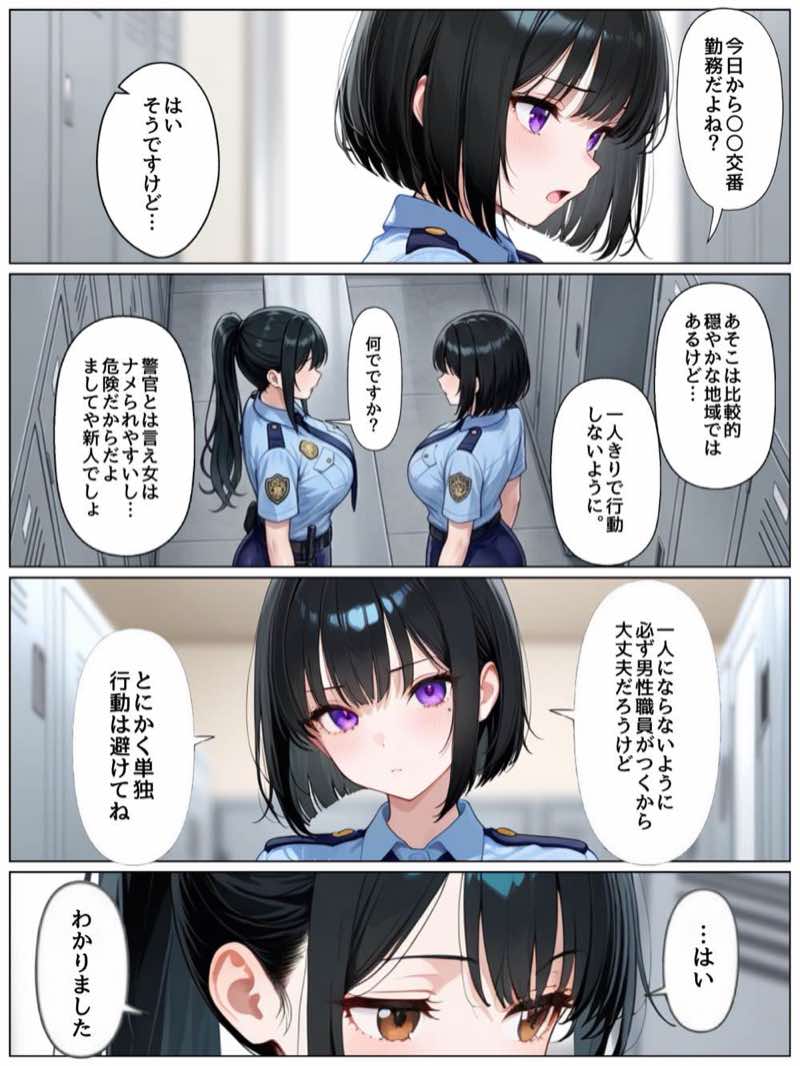 男嫌いな新卒警官を監×してマゾメス化させた結果 試し読み14