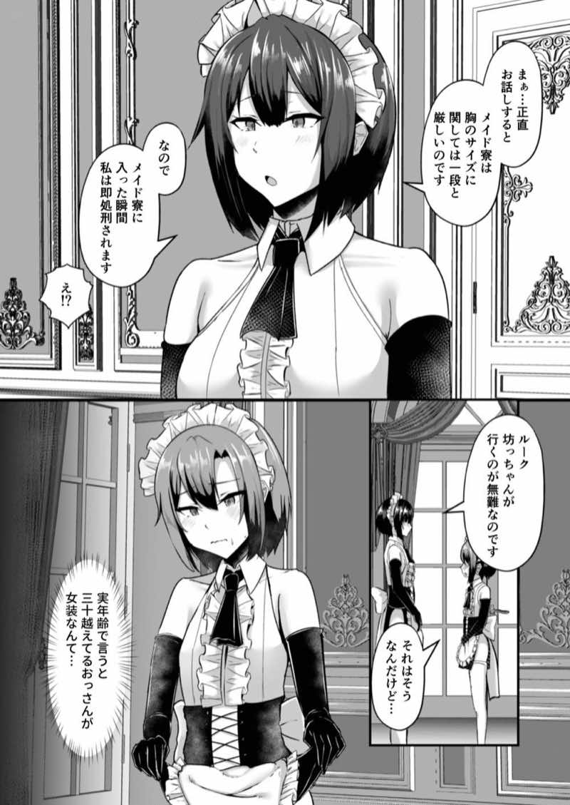 貧乳ユートピアの隠れ巨乳2 〜禁制爆乳バレから始まる王子専属Wメイド種付け教育〜 試し読み3