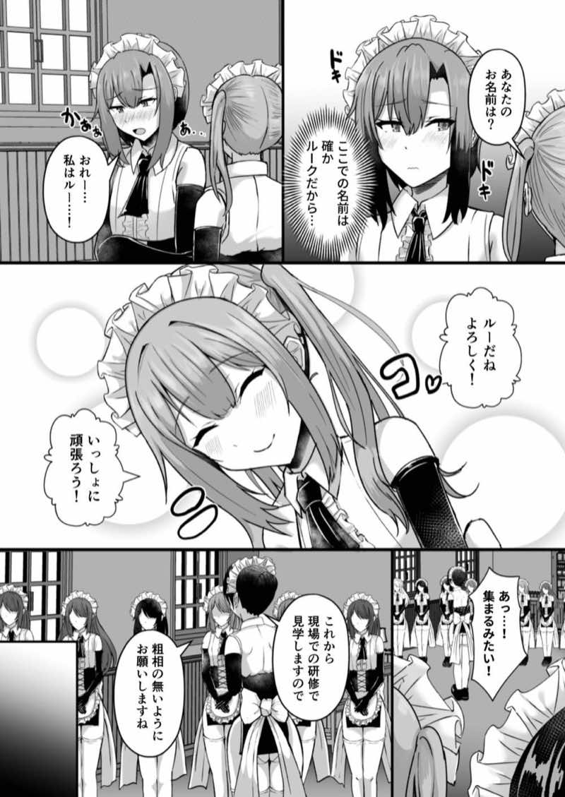 貧乳ユートピアの隠れ巨乳2 〜禁制爆乳バレから始まる王子専属Wメイド種付け教育〜 試し読み7