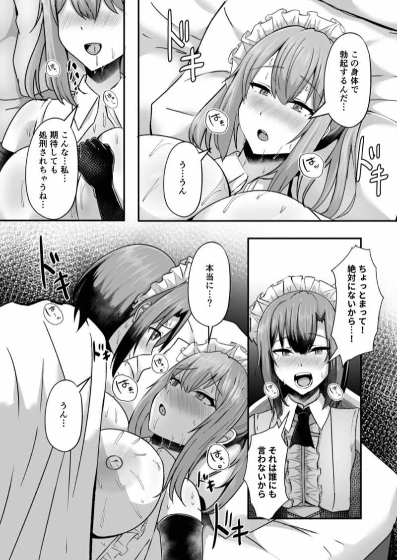 貧乳ユートピアの隠れ巨乳2 〜禁制爆乳バレから始まる王子専属Wメイド種付け教育〜 試し読み14