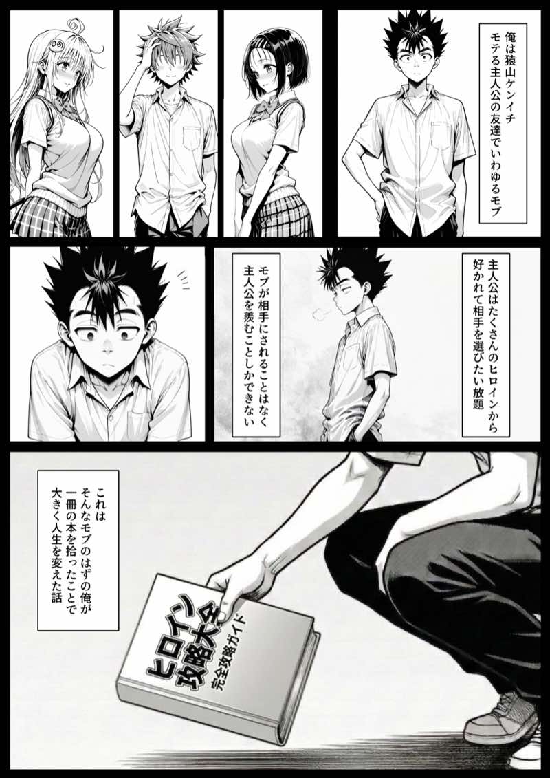 攻略本を手に入れた猿山が主人公になりました 試し読み1