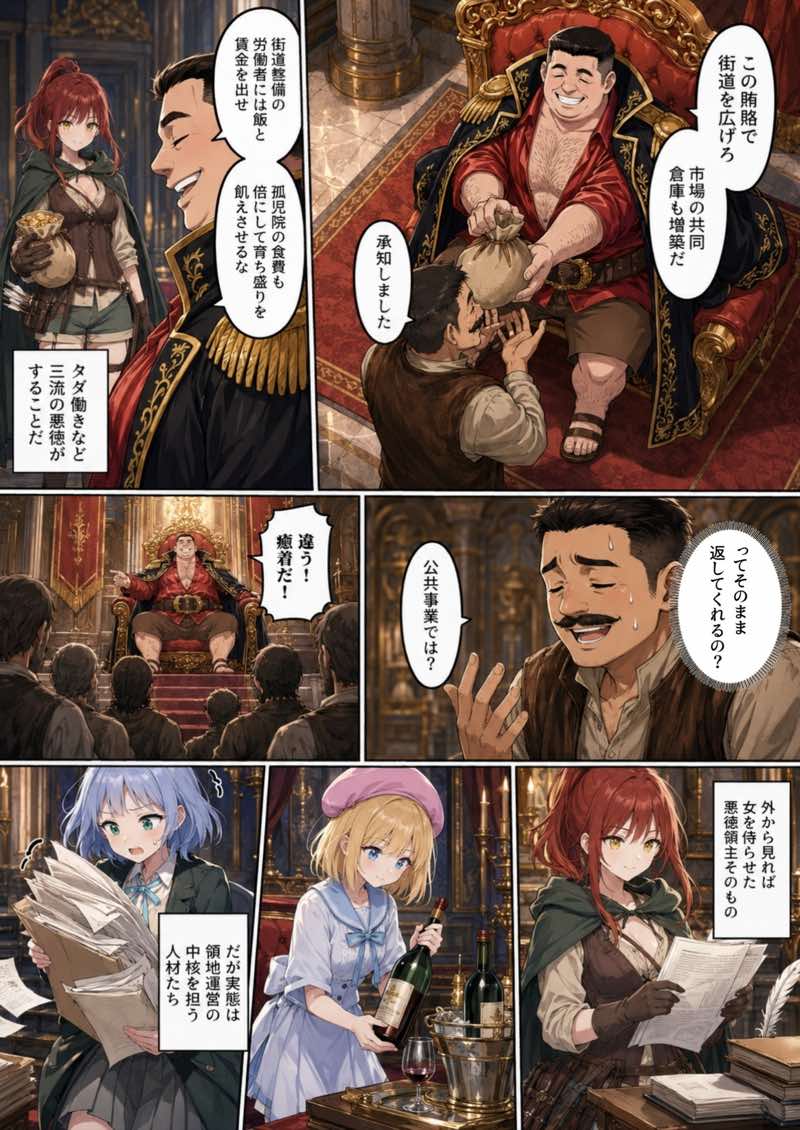 【銀髪の賞金稼ぎ編】追放された種付けおじさん、辺境でハーレム悪徳領主になる第2巻 試し読み14