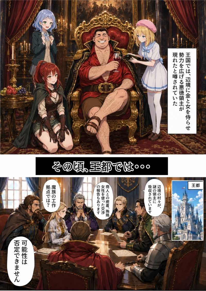 【銀髪の賞金稼ぎ編】追放された種付けおじさん、辺境でハーレム悪徳領主になる第2巻 試し読み15