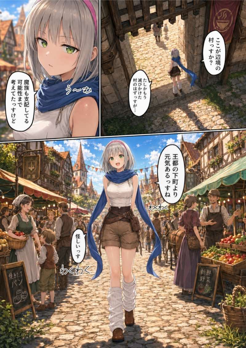 【銀髪の賞金稼ぎ編】追放された種付けおじさん、辺境でハーレム悪徳領主になる第2巻 試し読み21