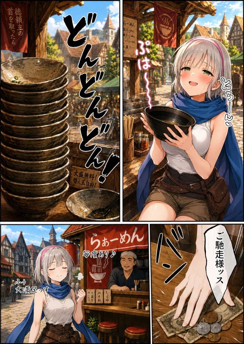 【銀髪の賞金稼ぎ編】追放された種付けおじさん、辺境でハーレム悪徳領主になる第2巻 試し読み26