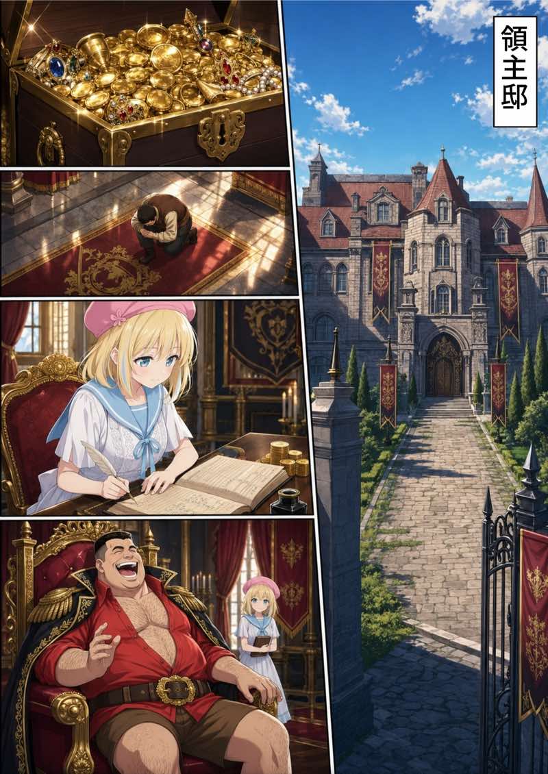 【銀髪の賞金稼ぎ編】追放された種付けおじさん、辺境でハーレム悪徳領主になる第2巻 試し読み29