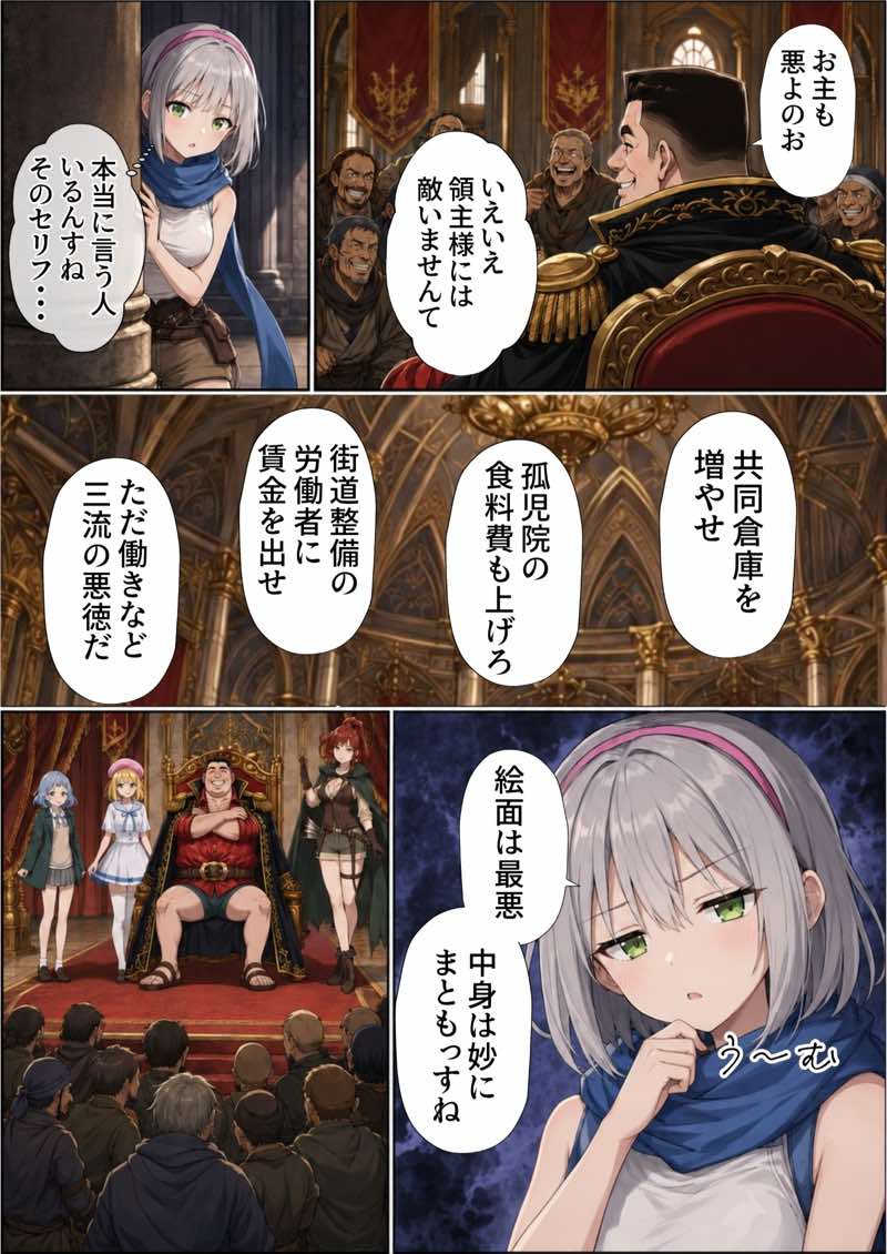 【銀髪の賞金稼ぎ編】追放された種付けおじさん、辺境でハーレム悪徳領主になる第2巻 試し読み30
