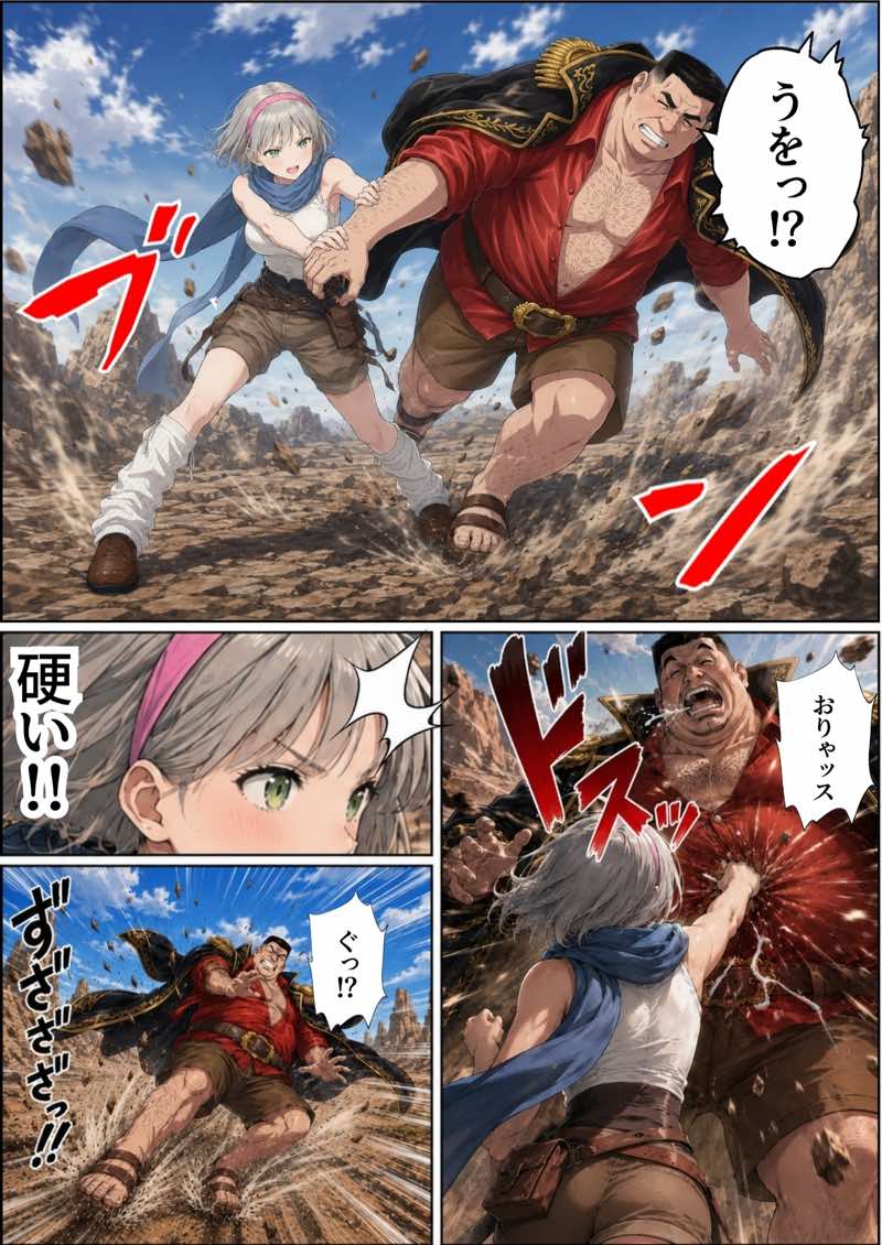 【銀髪の賞金稼ぎ編】追放された種付けおじさん、辺境でハーレム悪徳領主になる第2巻 試し読み41