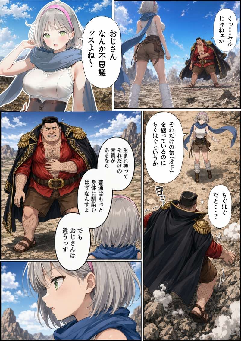 【銀髪の賞金稼ぎ編】追放された種付けおじさん、辺境でハーレム悪徳領主になる第2巻 試し読み42