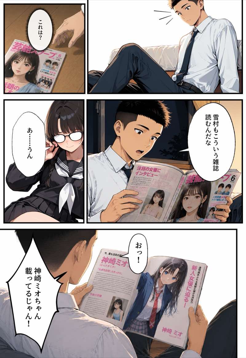 地味子の正体は、俺が推してる女優だった。家に呼ばれ中出しセックスすることに!? 試し読み36