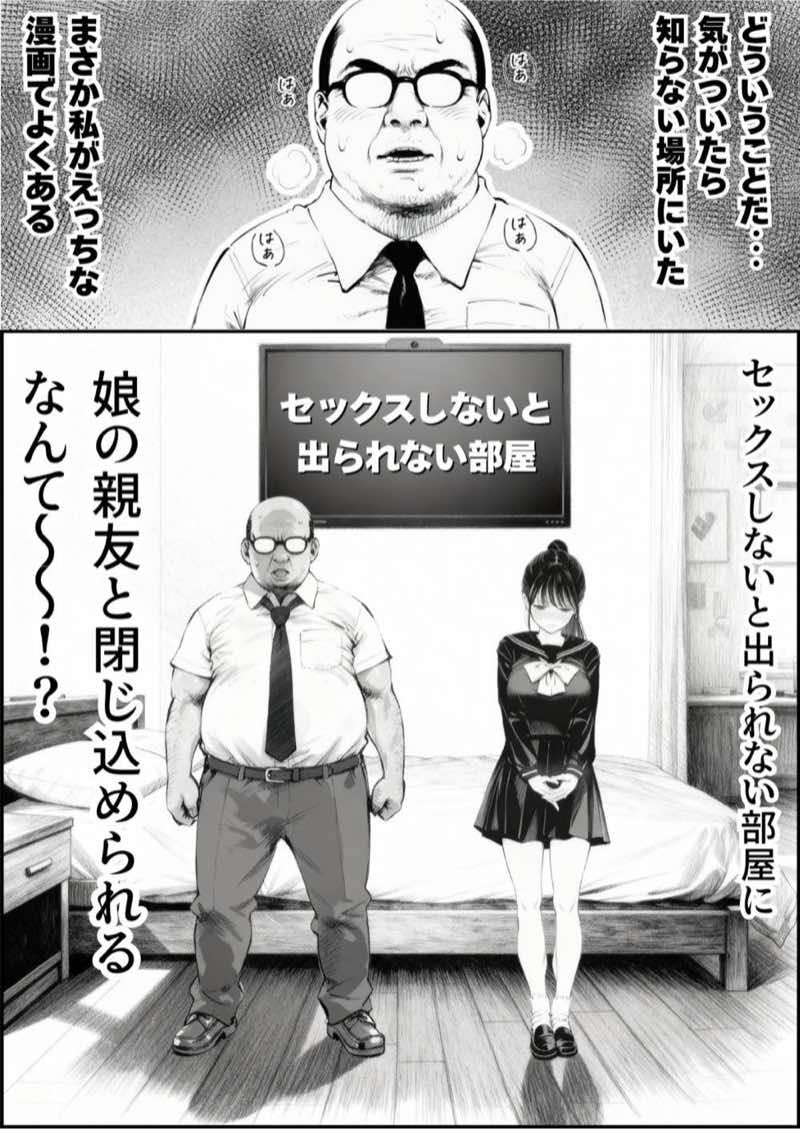 【総集編】おじさんとセックスしないと出られない部屋全5作品 試し読み4