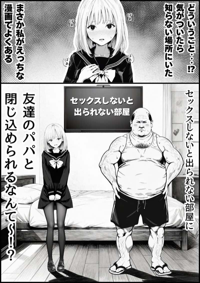 【総集編】おじさんとセックスしないと出られない部屋全5作品 試し読み76