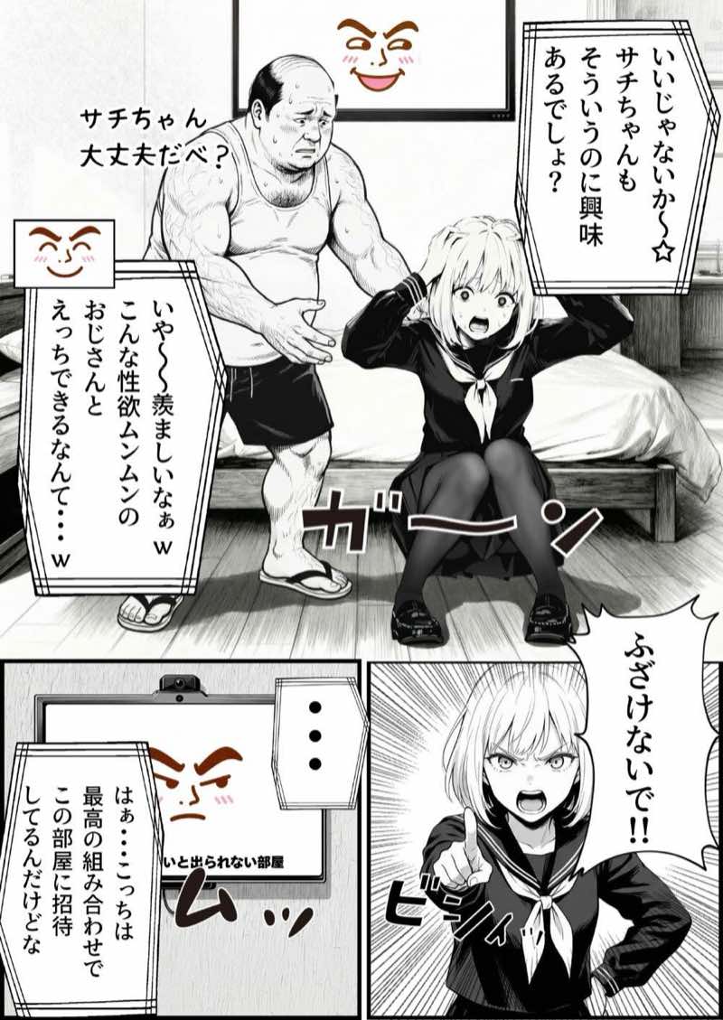 【総集編】おじさんとセックスしないと出られない部屋全5作品 試し読み81