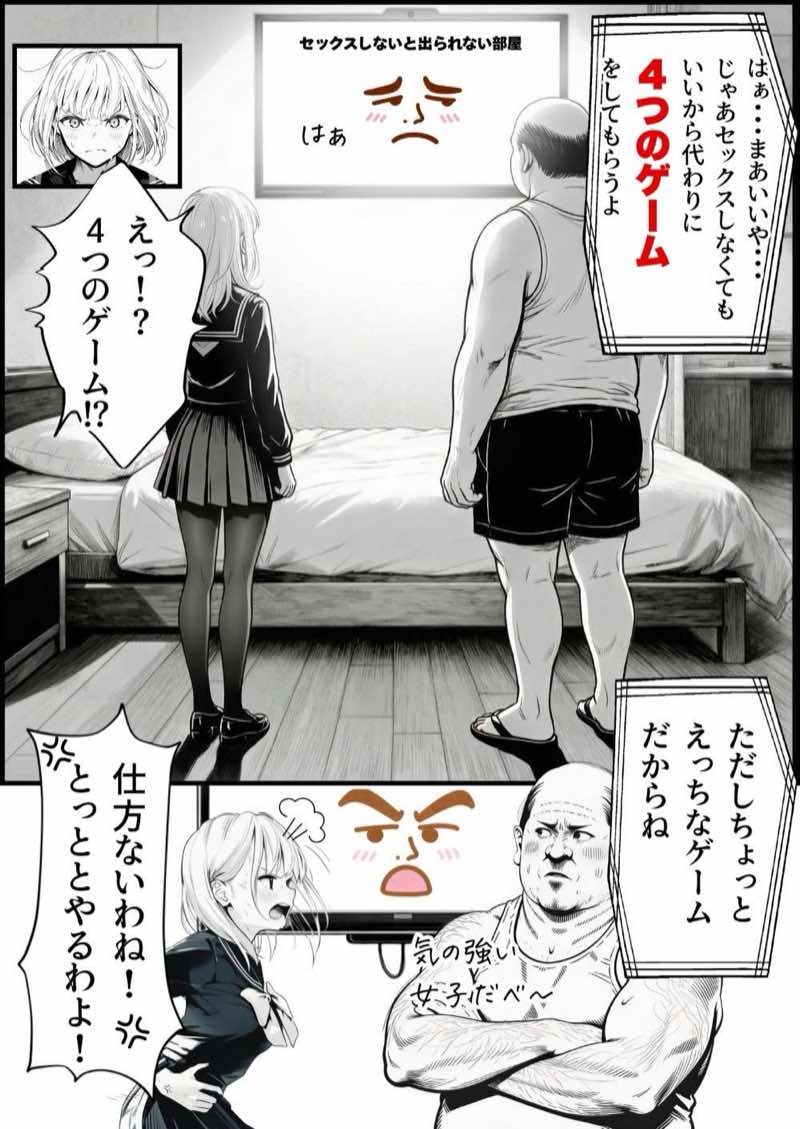 【総集編】おじさんとセックスしないと出られない部屋全5作品 試し読み82