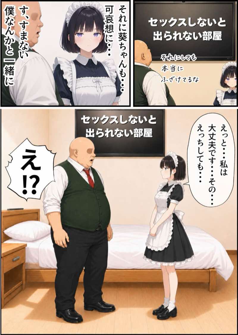 セックスしないと出られない部屋にジト目メイドさんと閉じ込められたんだが・・・ 試し読み4