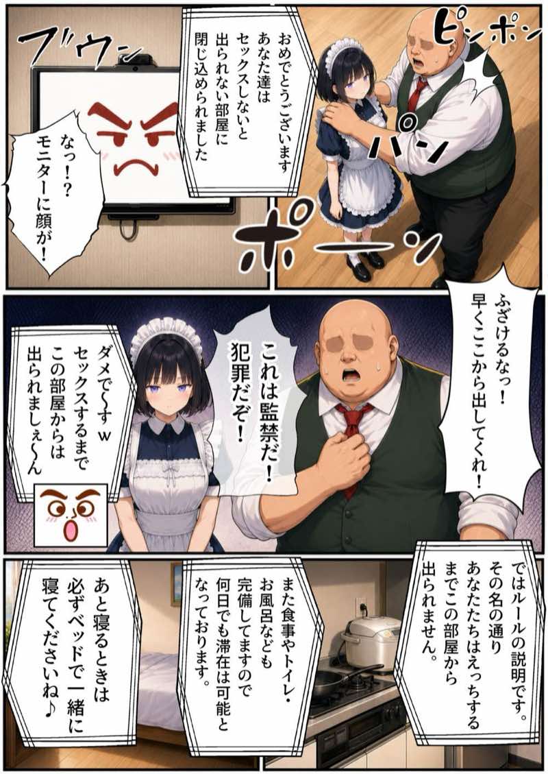 セックスしないと出られない部屋にジト目メイドさんと閉じ込められたんだが・・・ 試し読み8