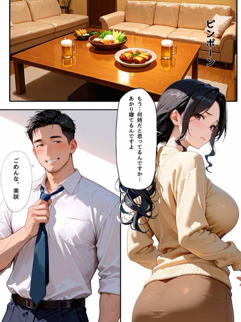 夫の部下の肉棒が忘れられなくなった巨乳人妻 試し読み2