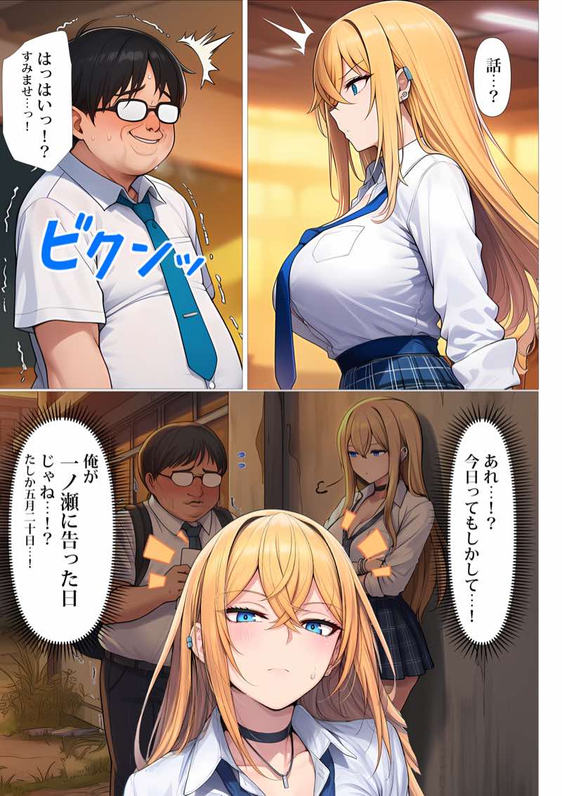 憧れだったハイスペギャルJKにタイムリープ憑依した弱男おじさん、昔の自分のオナホメス奴●になってあげた 試し読み36