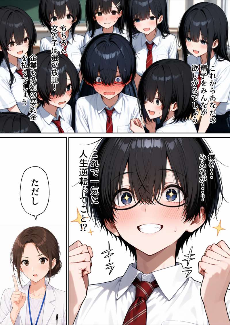 塩対応の一軍ギャルが僕のSSS級精子に堕ちた件 試し読み16