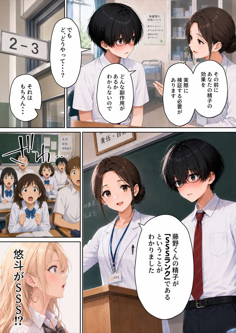 塩対応の一軍ギャルが僕のSSS級精子に堕ちた件 試し読み17