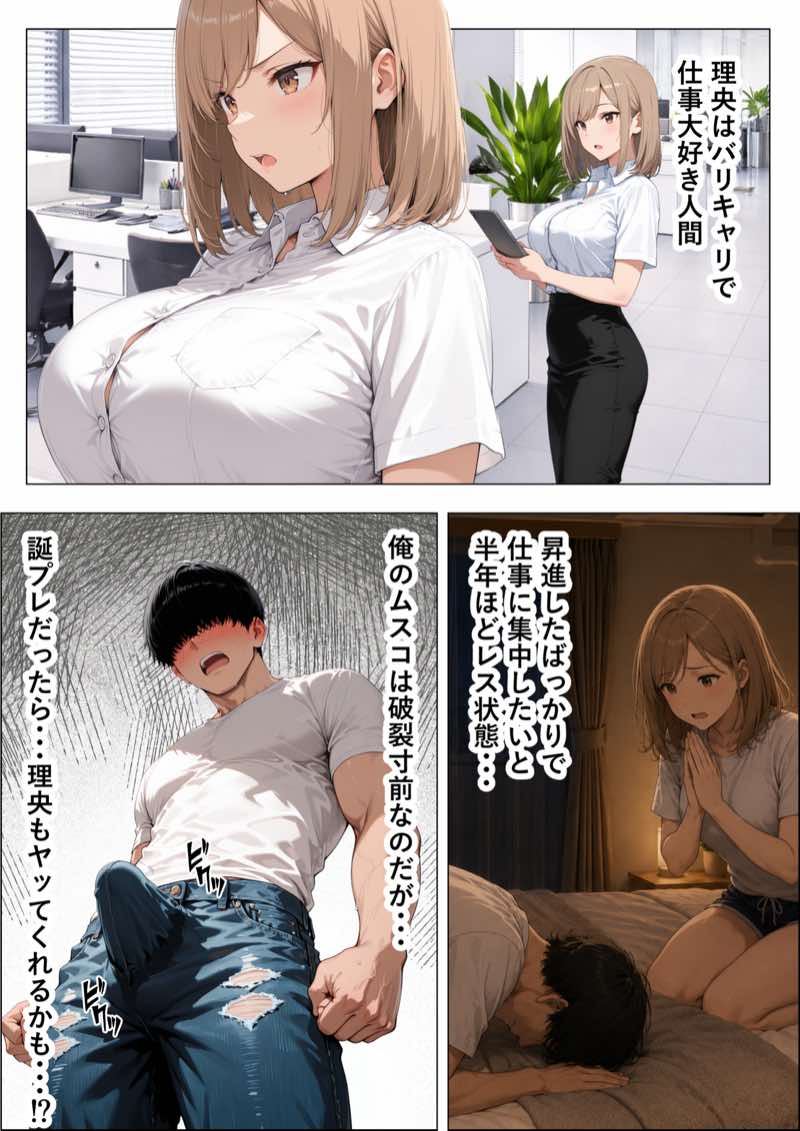 妻とエステに行ったらど淫乱お姉さんに密着施術で逆NTR理性崩壊 試し読み3