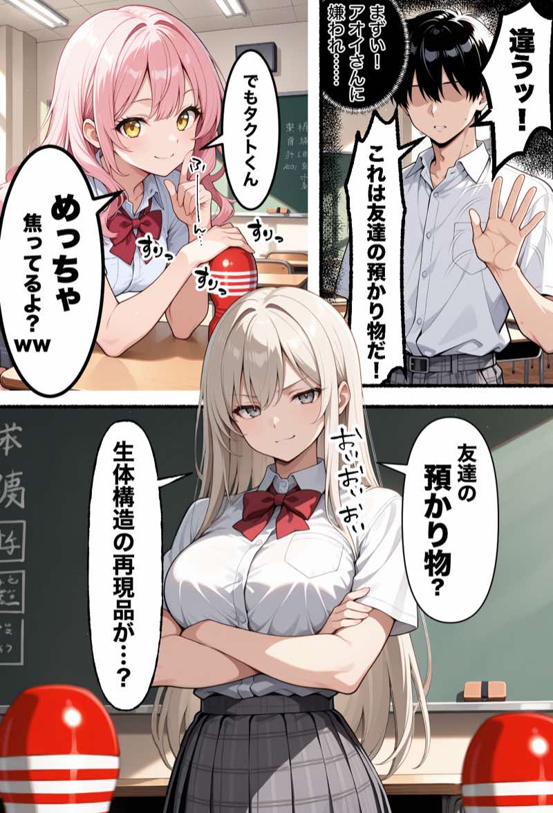 俺のおかず一軍ギャル、デカちんがバレてもてあそばれた結果3人まとめて彼女になったハーレム物語 試し読み6