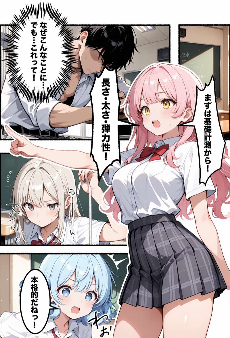 俺のおかず一軍ギャル、デカちんがバレてもてあそばれた結果3人まとめて彼女になったハーレム物語 試し読み9