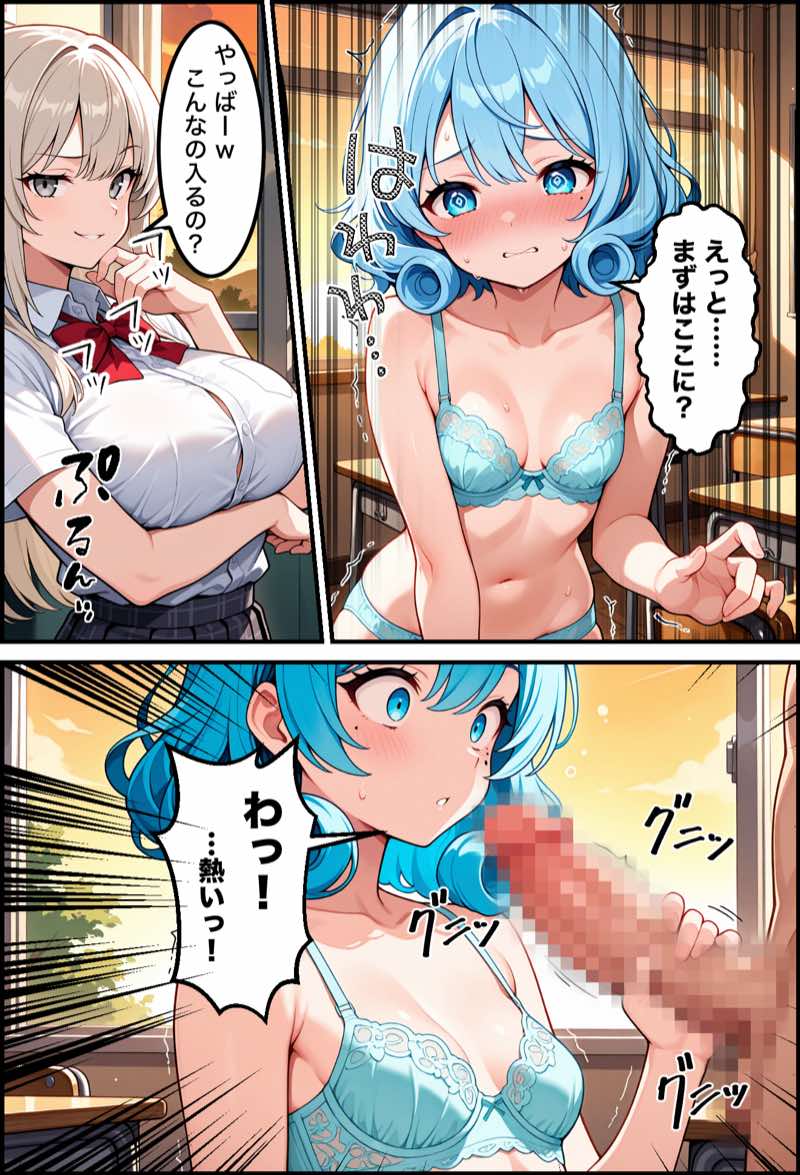 俺のおかず一軍ギャル、デカちんがバレてもてあそばれた結果3人まとめて彼女になったハーレム物語 試し読み22