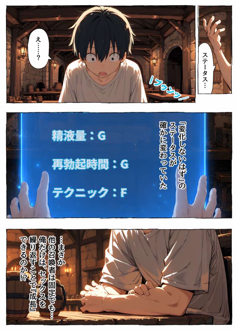 異世界召喚 精力ステータスオールGでパーティーNTRれたけど俺だけLVアップでリベンジします 試し読み67
