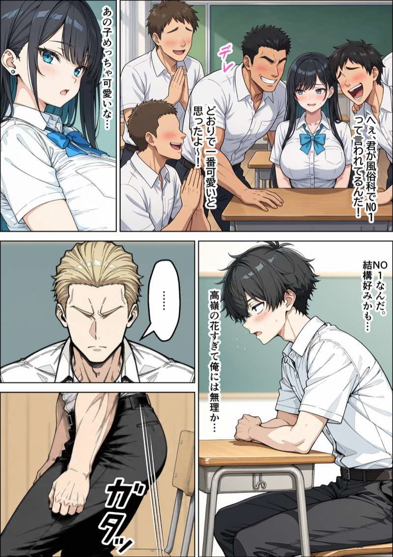 学校合併で風俗科ギャルに連続逆指名されてハーレム無双した話 試し読み10