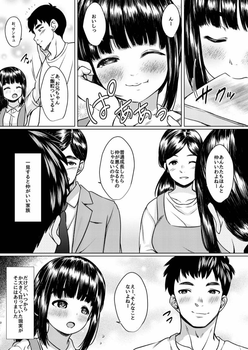兄妹が終わる時  〜可愛く成長した妹に壊れた兄が手を出すまで〜 試し読み3