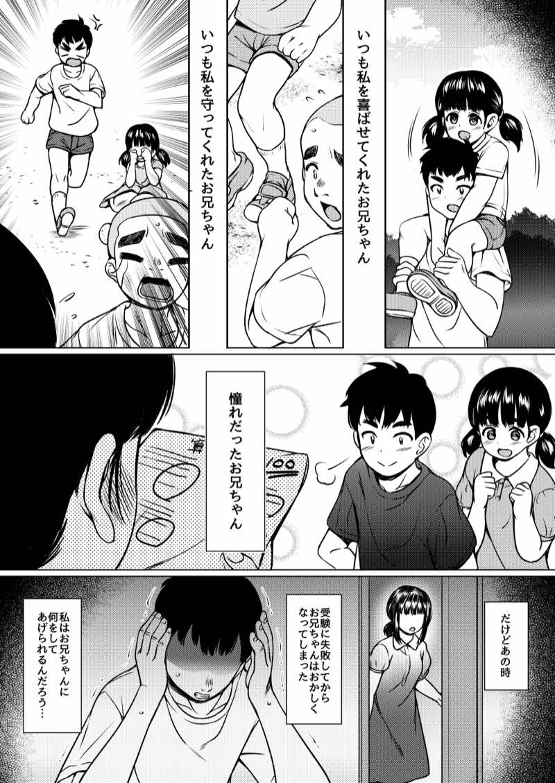 兄妹が終わる時  〜可愛く成長した妹に壊れた兄が手を出すまで〜 試し読み8